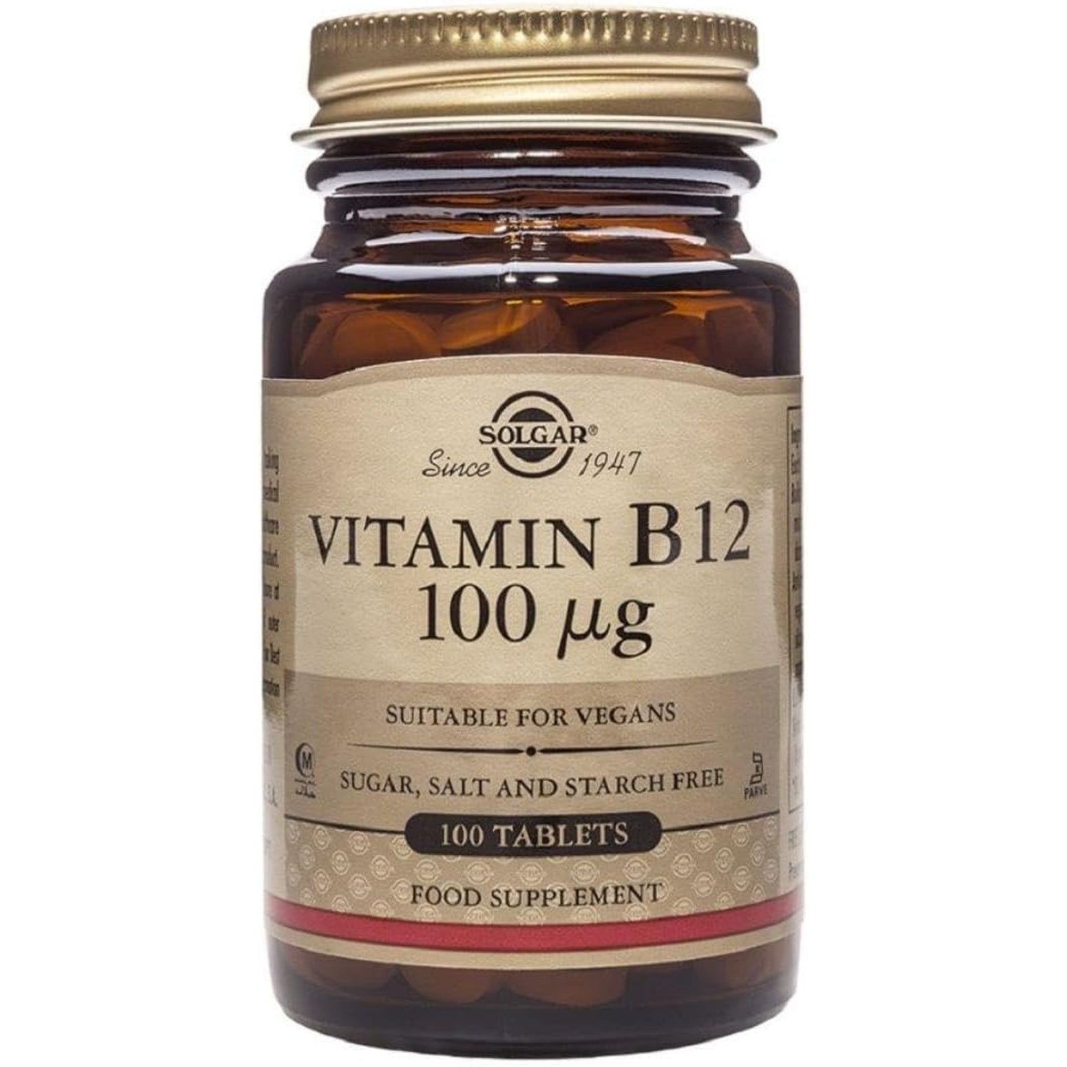 Vitamin B-12 100Mcg Solgar 100 Tabs