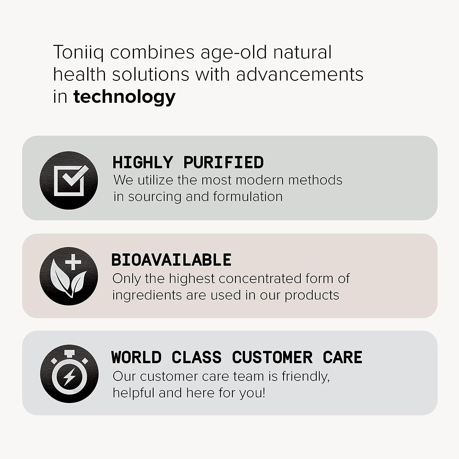 Toniiq Ultra High Strength DHEA 100Mg Supplement for Men - 99%+ Highly Purified and Bioavailable Micronized DHEA Supplement for Women and Men - DHEA 100 Mg - 180 Capsules