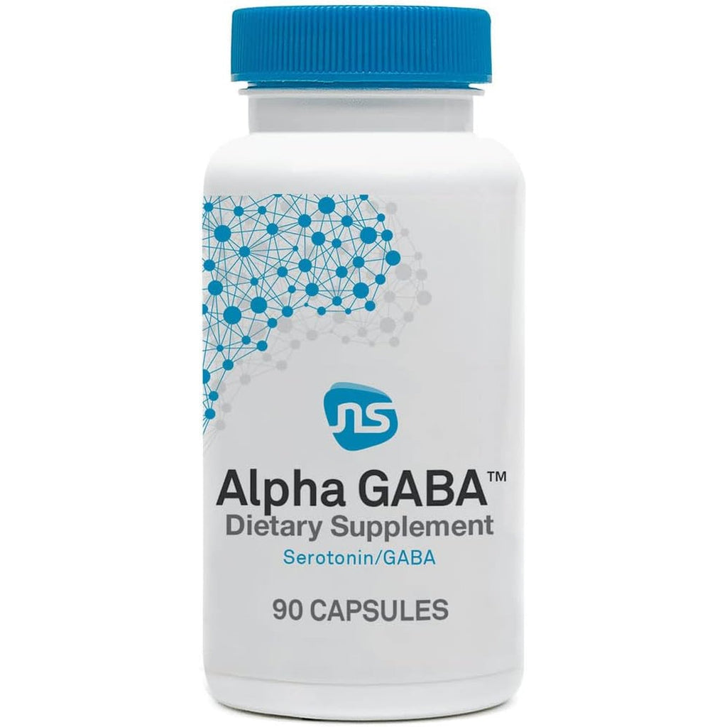 Neuroscience Alpha GABA Supplements - Mood Support Capsules with GABA & L-Theanine - Calming Supplements for Adults for Day or Night Anxiousness (90 Ct)