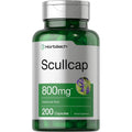 Horbaach Skullcap Herb Extract | 200 Capsules | Scullcap Supplement for Men and Women | Scutellaria Baicalensis | Non-Gmo and Gluten Free
