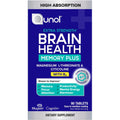 Qunol Brain Health Memory plus with B6, Magnesium L-Threonate & Citicoline, Clinically Tested Ingredients to Improve Memory, Focus, Attention and Productivity, 90 Count
