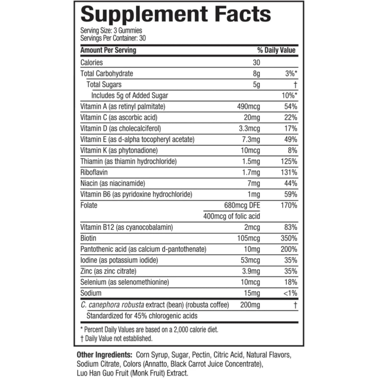 Hydroxycut Weight Loss + Multivitamin Gummies - Nutritional Supplement - Metabolism Support for Men & Women - Green Coffee Extract, 15 Vitamins & Minerals - Caffeine Free - Fruit Flavor - 90 Gummies