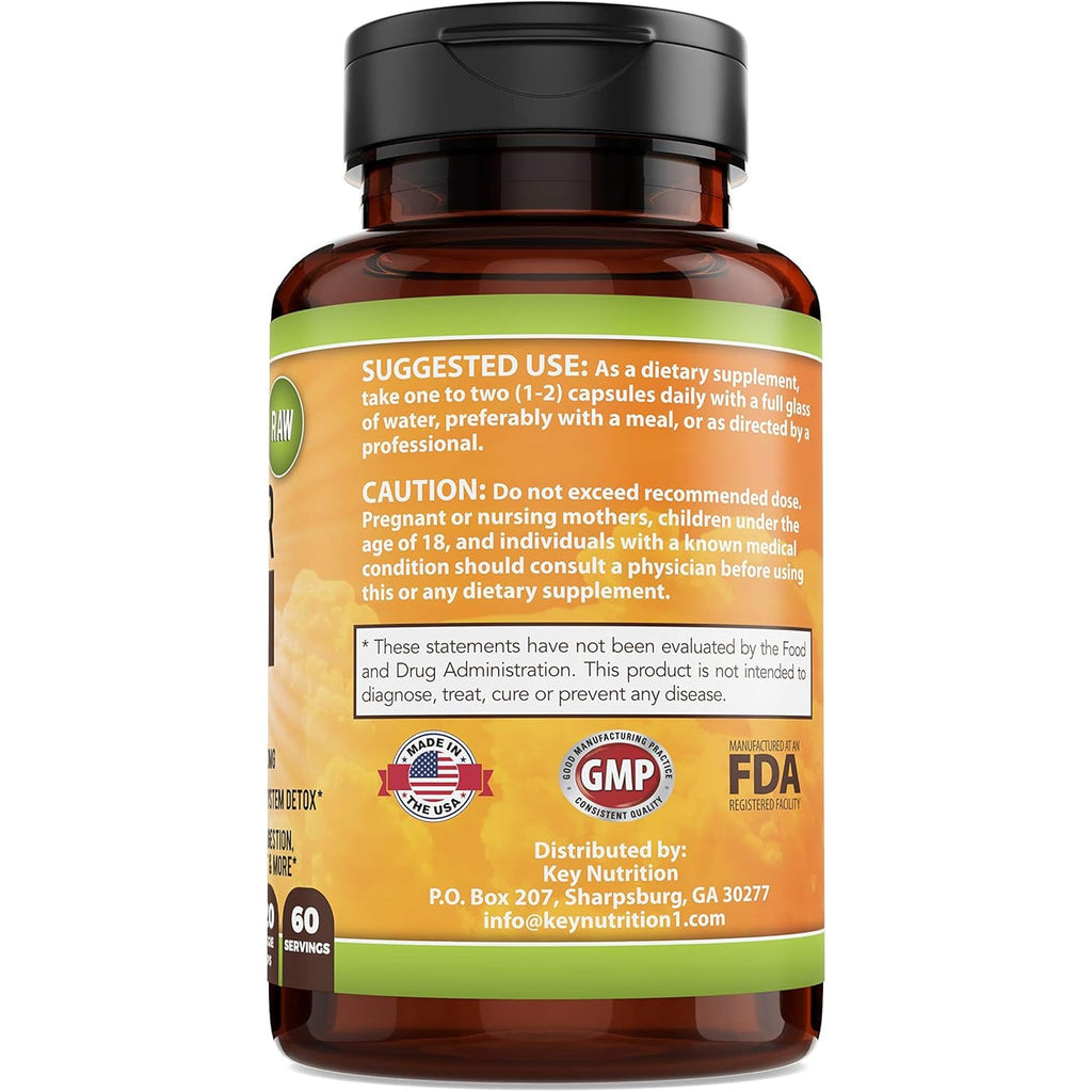 Apple Cider Vinegar 1500Mg, 100% Organic, Pure & Raw - Healthy Digestion & Detox Support - 60 Day Supply