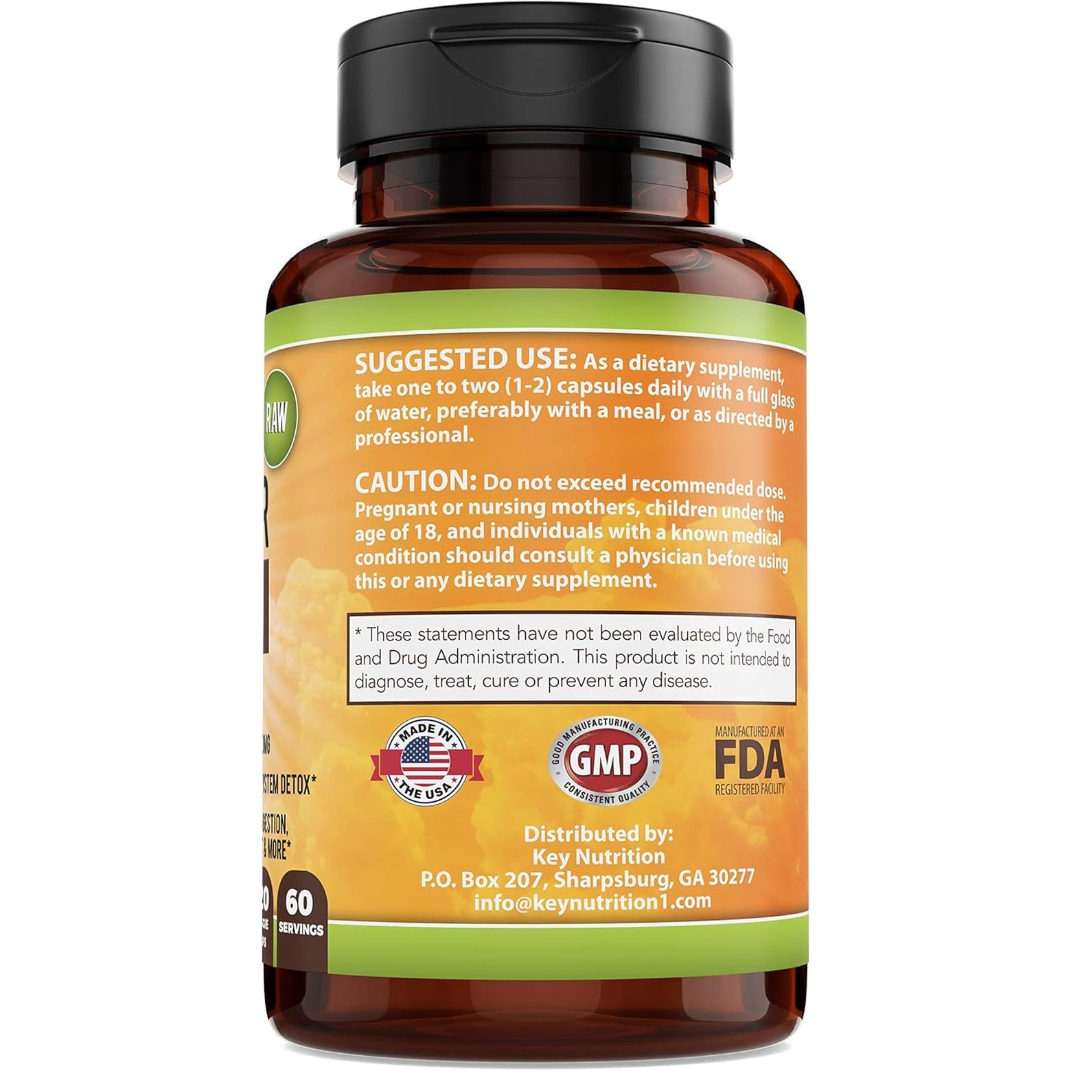 Apple Cider Vinegar 1500Mg, 100% Organic, Pure & Raw - Healthy Digestion & Detox Support - 60 Day Supply