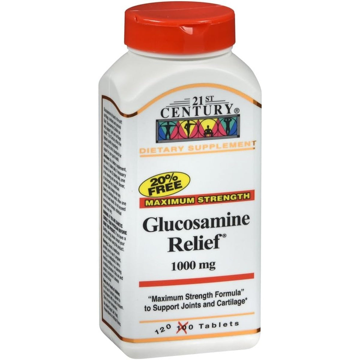 21St Century Glucosamine Relief® 1000Mg Tablets, 120 Count