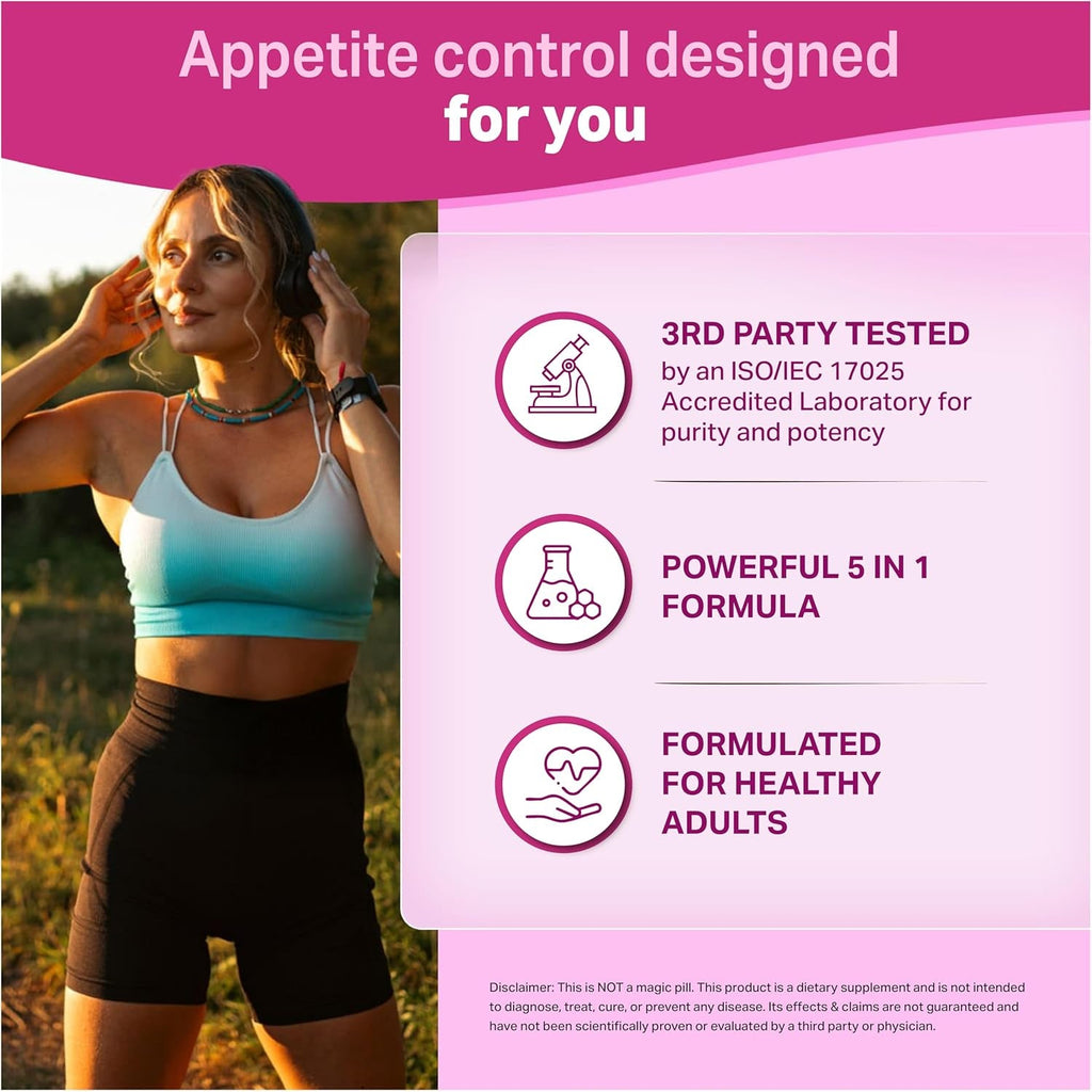 Harmony Glow GLP-1 | Promotes Weight Loss for Women, Helps Appetite Control & Promotes Energy - Assists Metabolic Pathways Linked to GLP-1 Signaling & Fat Loss - 3Rd Party Tested Supplement - 60 Pills