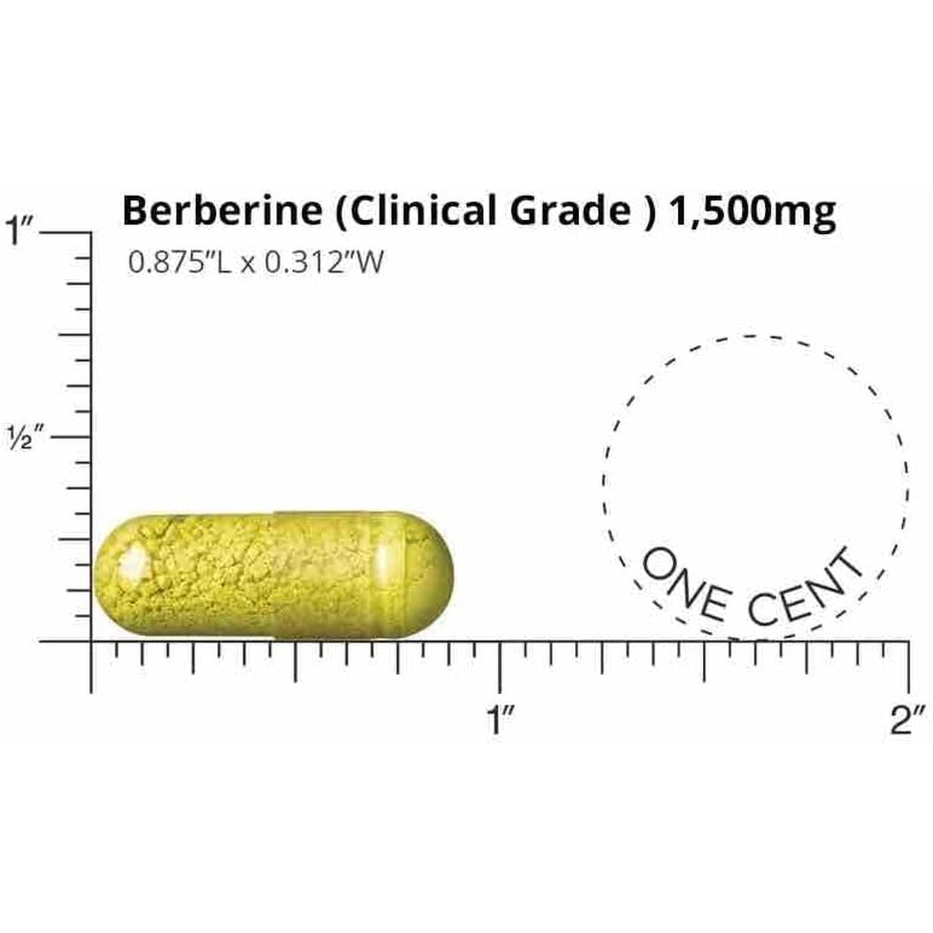 DOCTORS' PREFERRED Berberine Clinical Grade Supplement - Doctor Formulated | 1500 Mg per Daily Serving | 90 Count