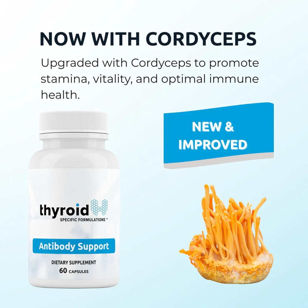 Antibody Support - Thyroid Antibody Support Combines Nigella Black Cumin Seed, Selenium and Inositol to Help Lower Thyroid Antibodies and Thyroid Cells
