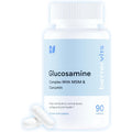 Bettervits Glucosamine Complex with MSM Сhondroitin | Joint Supplements for Women and Men with Vitamin C | Arthritis Support Supplement for Mobility & Flexibility - 90 Capsules