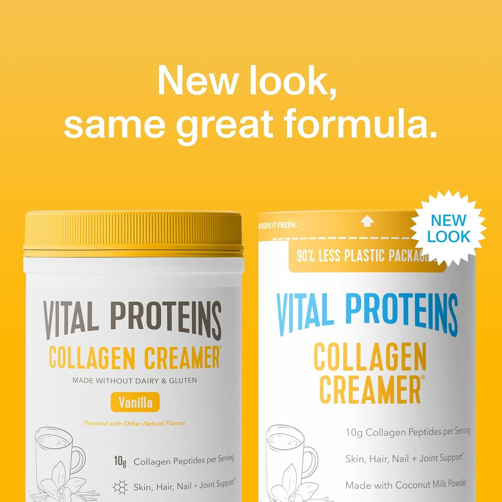 Vital Proteins Collagen Peptides Powder - Vanilla Protein Coffee Creamer for Hair, Skin & Nails Support