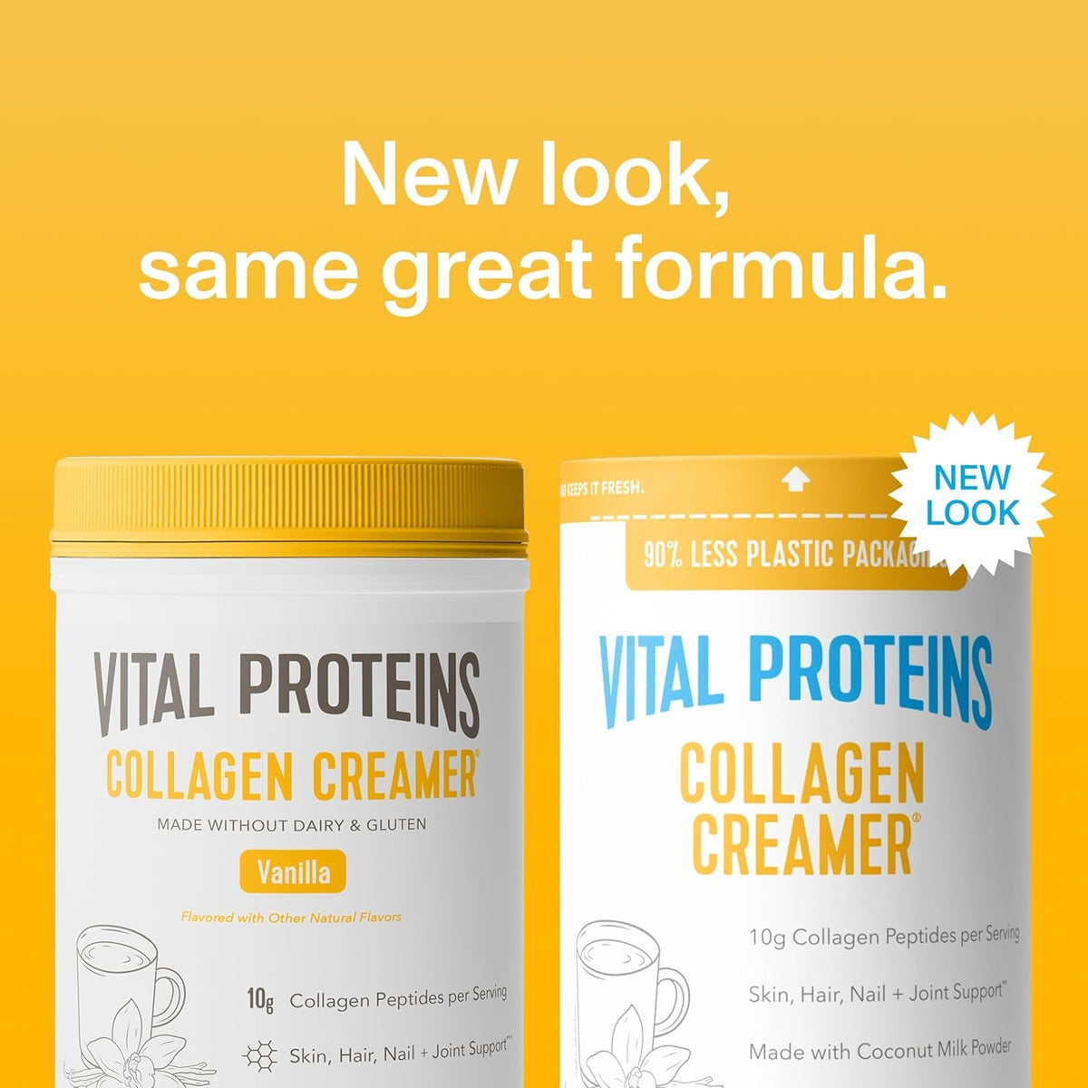 Vital Proteins Collagen Peptides Powder - Vanilla Protein Coffee Creamer for Hair, Skin & Nails Support