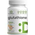 Glutathione Supplement 1,000Mg per Serving, 98% Purity | plus Vitamin C 500Mg, Active Reduced Form (GSH) | Intracellular Antioxidant – Supports Detoxification & Immune Health