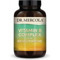 Dr. Mercola Vitamin B Complex with Benfotiamine - Supports Cellular, Brain & Immune Health - Non-Gmo, Gluten-Free & Soy-Free - 180 Capsules (90 Servings)