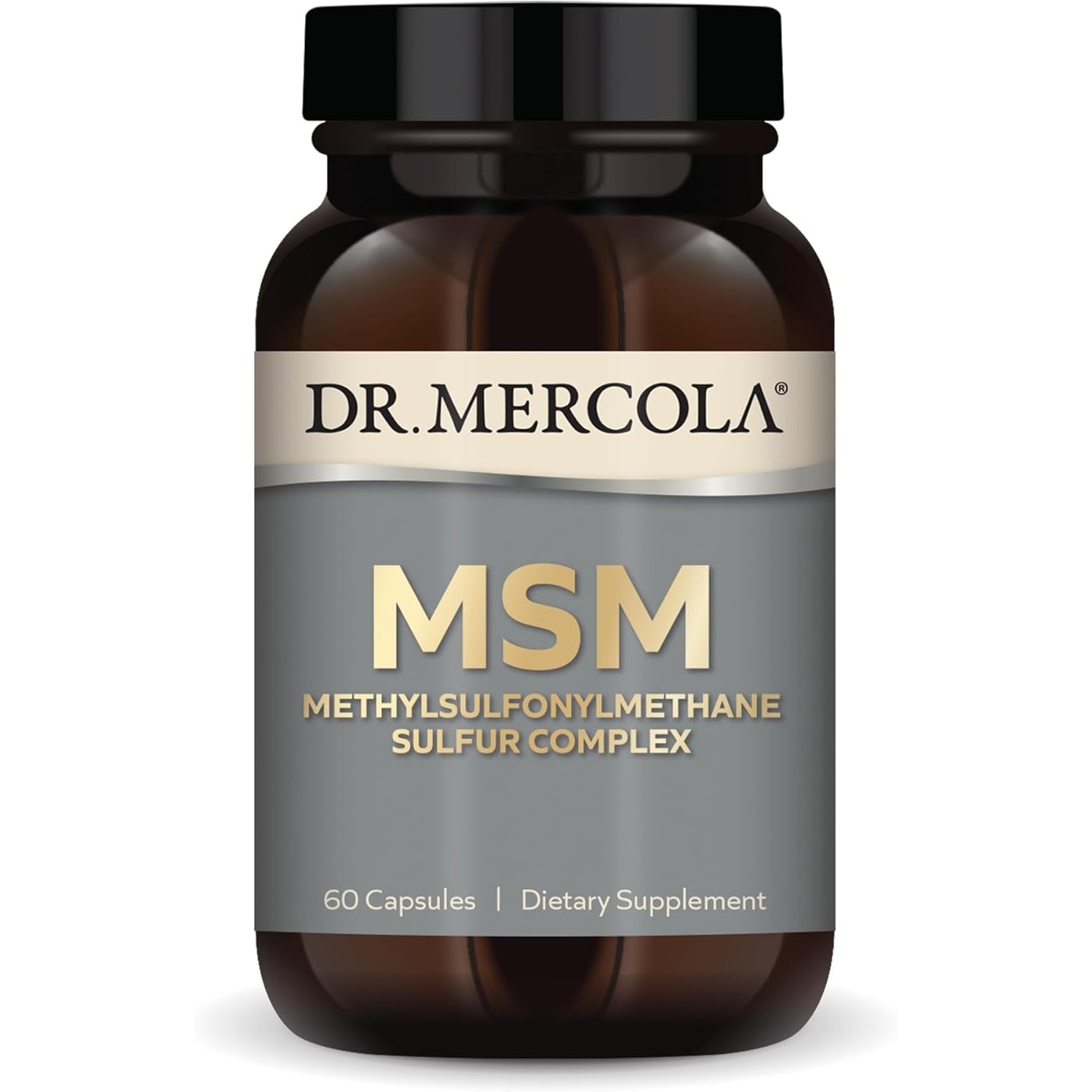 Dr. Mercola MSM Sulfur Complex - Joint Support & Cellular Health - Optimsm - R-Alpha Lipoic Acid - TMG - Organic Sulfur Blend - 60 Capsules (30 Servings)