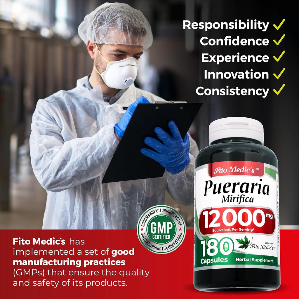FITO MEDIC'S Lab | Pueraria Mirifica |180 Capsules | Pueraria Mirifica Capsules