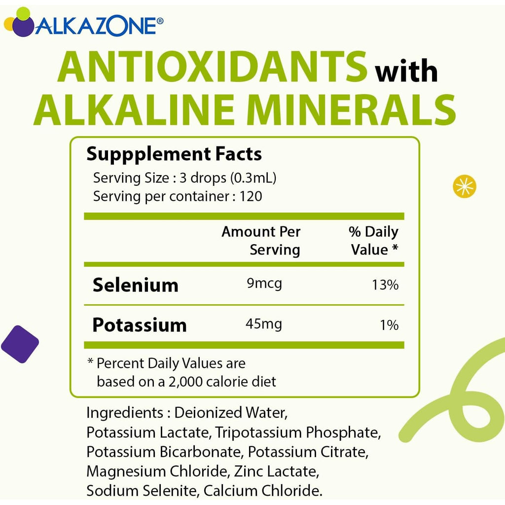 ALKAZONE Balance Your Ph Antioxidants Alkaline Mineral Booster & Supplements (2 Packs)