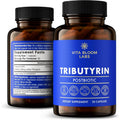 Tributyrin Supplement - Better Delivery & More Effective than Sodium Butyrate - Gut Health & Digestive Support - 3-In-1 Butyrate Postbiotics for Leaky Gut & Gut Barrier Support - 30 Capsules