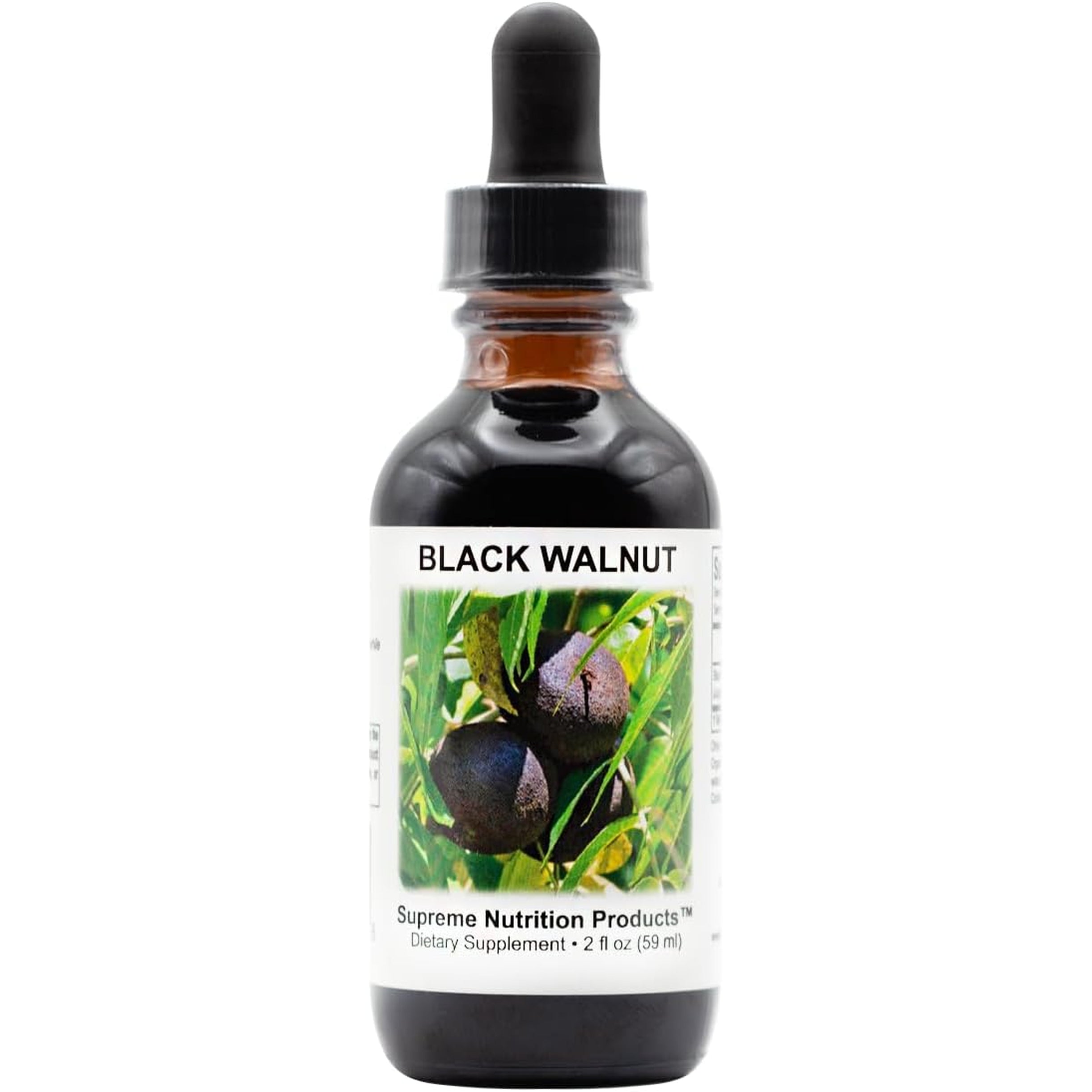 Supreme Nutrition Black Walnut Tincture, 2 Fl Oz | 59 Servings