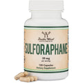 Sulforaphane Supplement - 20Mg of Sulforaphane per Serving (120 Capsules) Potent Broccoli Extract for Healthy Aging (Derived from Broccoli Sprouts, Vegan Safe) by Double Wood