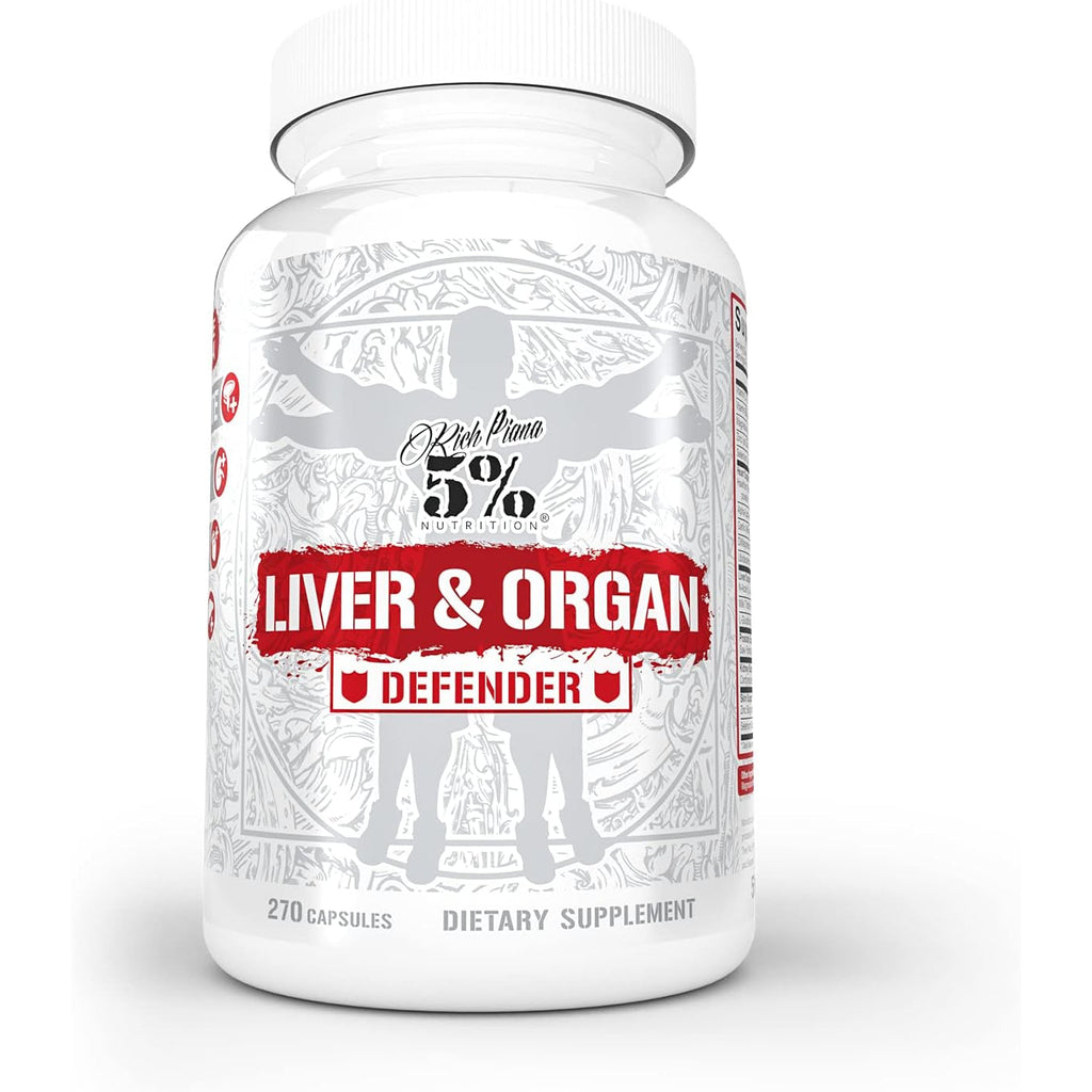 Rich Piana 5% Nutrition Liver & Organ Defender, 270 Capsules