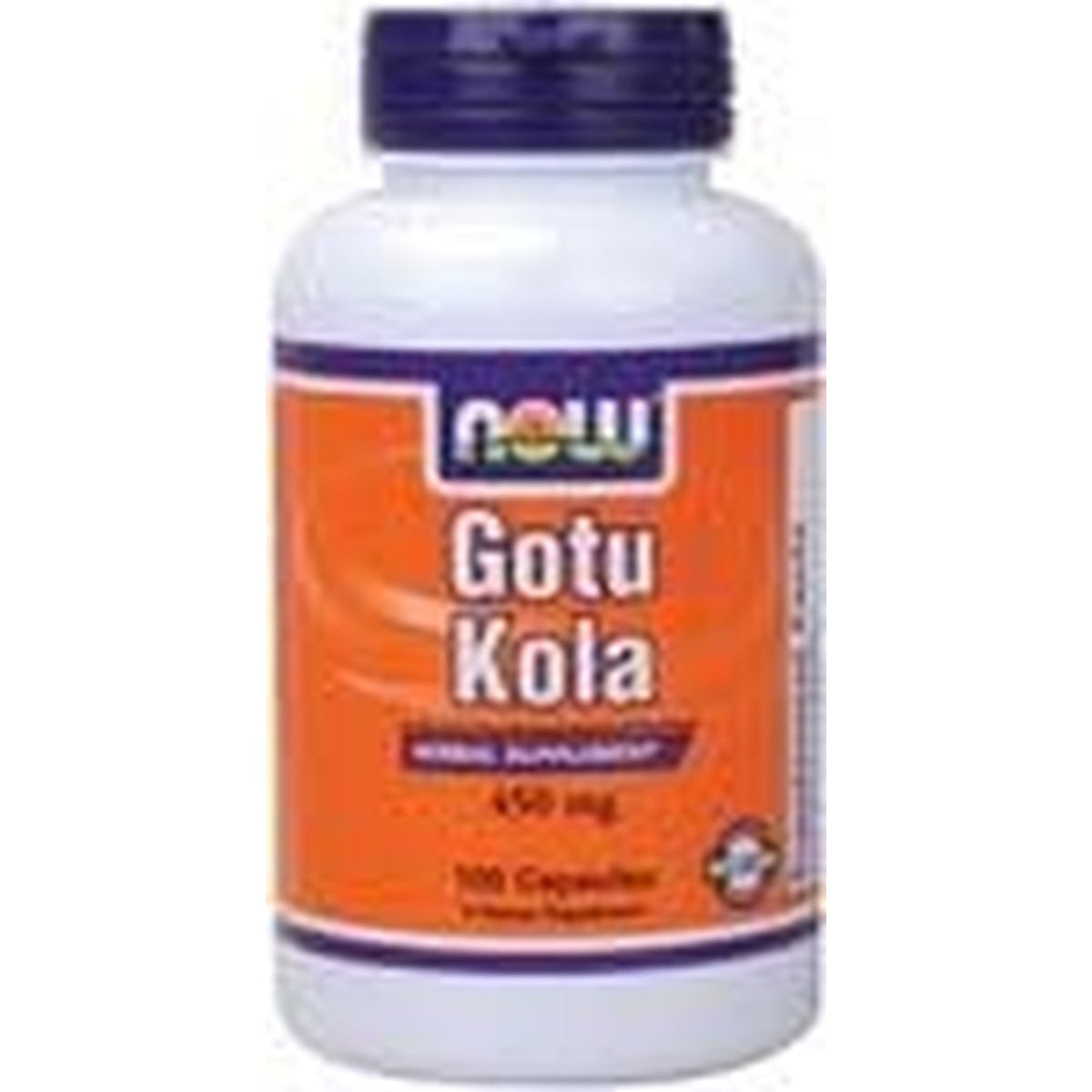 NOW Foods Gotu Kola, 450 Mg, 100 Caps (Pack of 2)