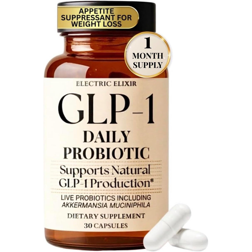 GLP-1 Weight Loss Supplement with Akkermansia - Reduce Hunger & Cravings, Support Fat Loss & Metabolism, Boost Natural GLP1 Production, Appetite Suppressant for Men & Women