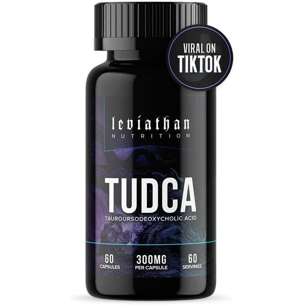 Leviathan Nutrition TUDCA Bile Salts 300Mg - Tudca (Tauroursodeoxycholic Acid) Supplement 60 Capsules
