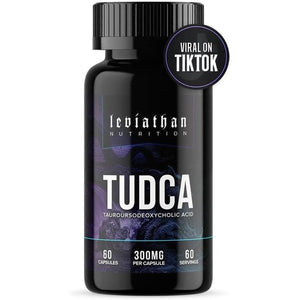 Leviathan Nutrition TUDCA Bile Salts 300Mg - Tudca (Tauroursodeoxycholic Acid) Supplement 60 Capsules