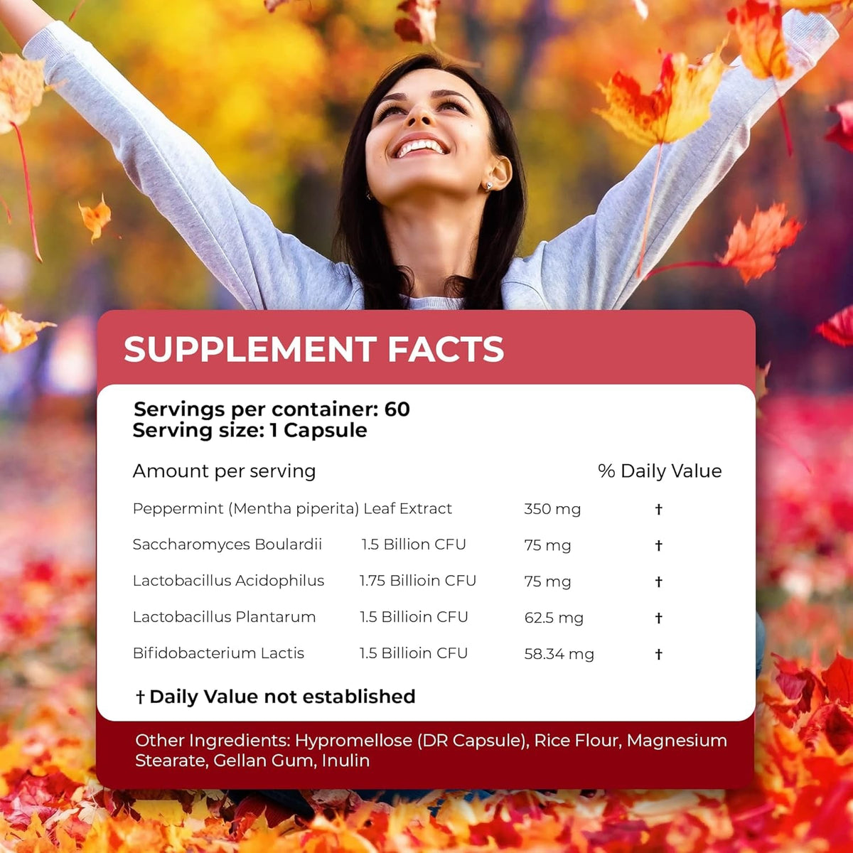 SIBO | IBS Relief (Clinical Grade Treatment) Bloating, Diarrhea, Leaky Gut, Gas | Delayed Release Peppermint | Supplement Effective on Irritable Bowel Syndrome & Small Intestine Bacteria Overgrowth