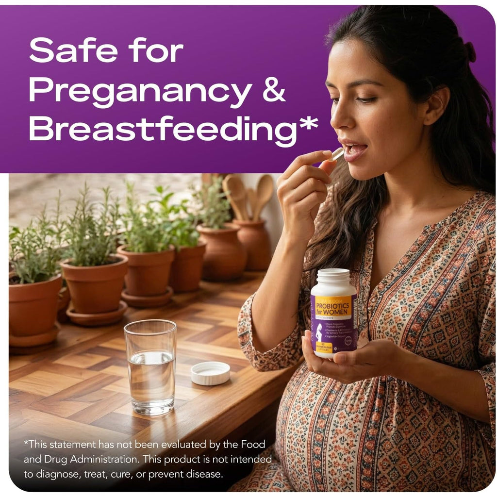 Complete Vaginal Probiotics for Women - W/Added Cranberry, D-Mannose to Promote Urinary Tract, Bladder, Gut & Vaginal Health - Ph Balance for Women - Support UTI, BV, YI - 60 Vegan Capsules