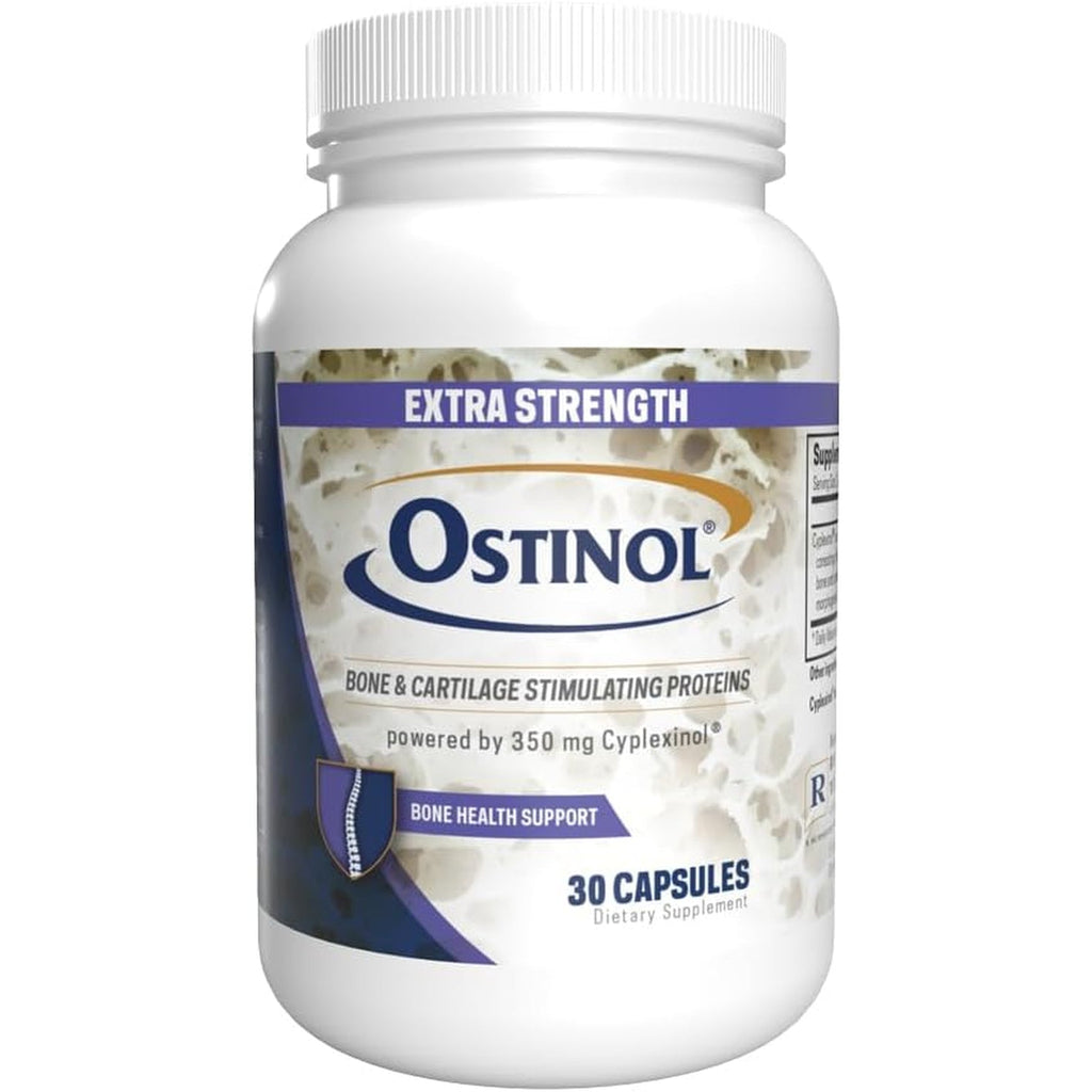 Zycal Bioceuticals Ostinol(Tm) 350 Bone & Joint Supplement with 350Mg of Cyplexinol® Bio-Active Protein Complex - for Moderate Bone Loss & Moderate Joint Disfunction - 30 Ct Capsules