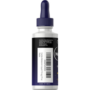 Carlyle Melatonin 10Mg | 2 Fl Oz Liquid Drops | Berry Flavor | for Adults | Non-Gmo, Vegetarian Supplement
