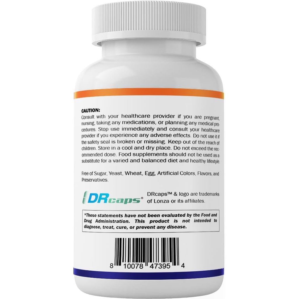 Vitamatic Akkermansia Muciniphila Gut Health - 60 DR Capsules (Delayed Released) - Made with Prebiotic Inulin Fiber