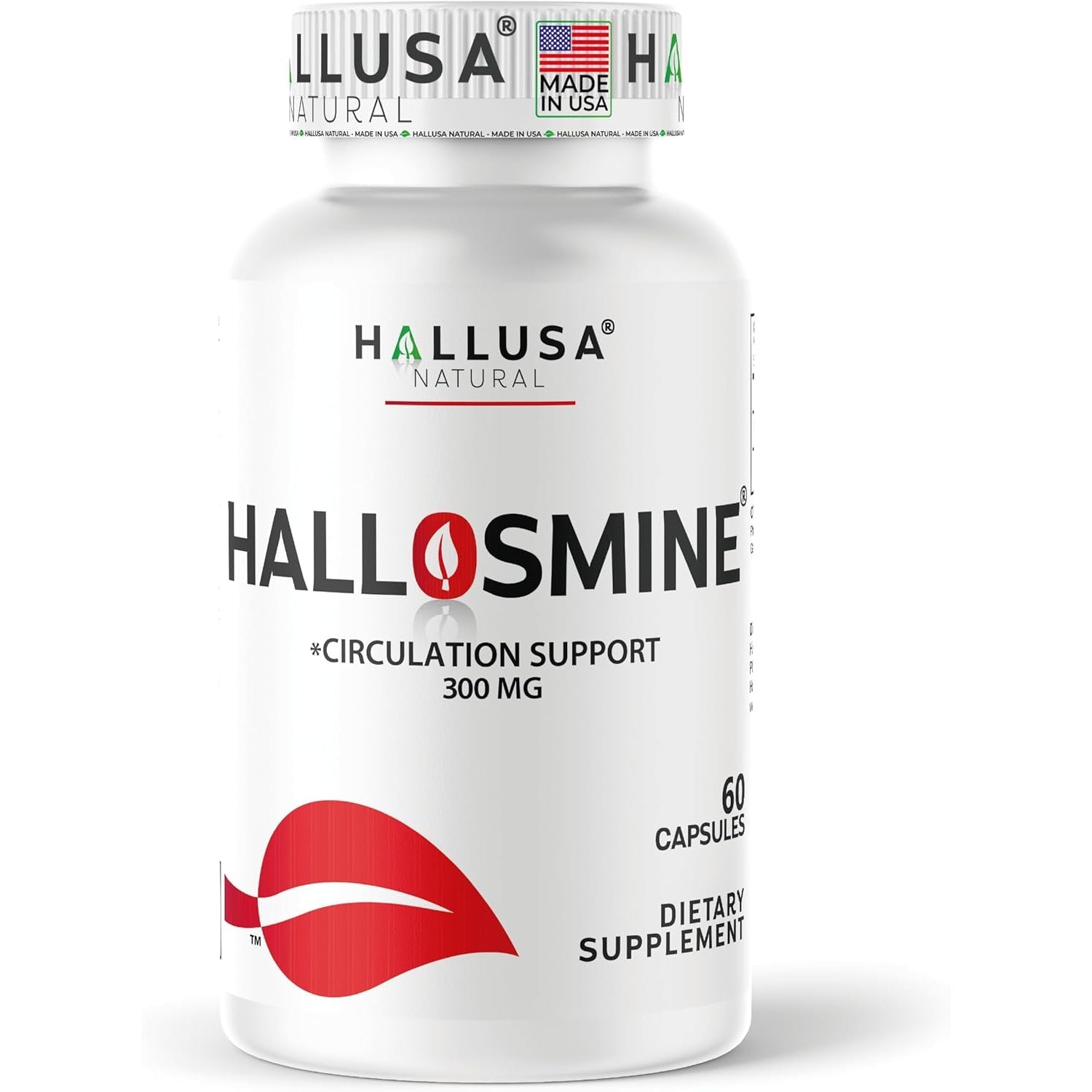 Hallusa Natural Diosmin Circulation - Support for Circulation and Veins - DIOSMIN - DIOSMINE- DIOSMINA - Circulation & Vein Support Supplement