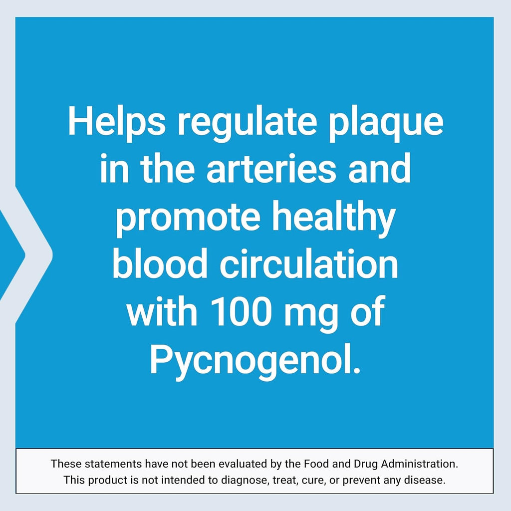 Life Extension Arterial Protect - Blood Pressure Supplement for Heart Health - with Gotu Kola and Pycnogenol Dried French Maritime Pine Bark Extracts - Gluten-Free, Non-Gmo, Vegetarian - 30 Capsules