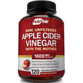 Apple Cider Vinegar Capsules with the Mother - 120 Vegan ACV Pills - Best Supplement for Healthy Weight Loss, Diet, Keto, Digestion, Detox, Immune - Powerful Cleanser & Appetite Suppressant Non-Gmo