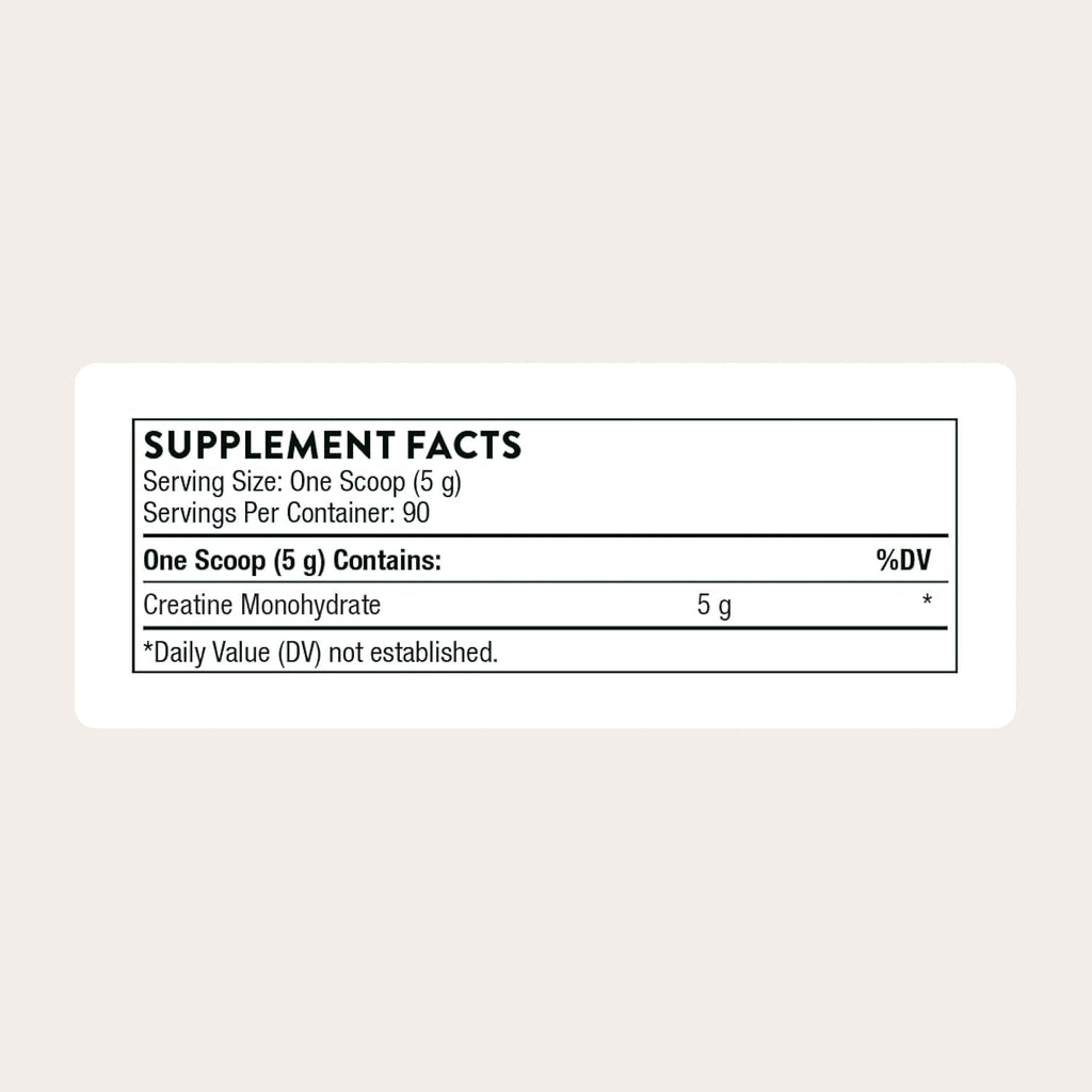 THORNE Creatine - Micronized Creatine Monohydrate Powder - Support for Muscles & Cognitive Function* - for Women & Men - Unflavored - NSF Certified for Sport - 5 G per Serving - 90 Servings