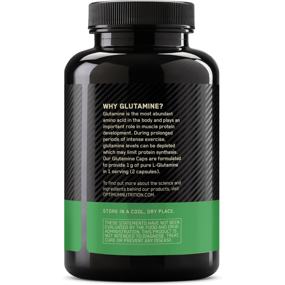 Optimum Nutrition L-Glutamine Muscle Recovery Capsules, 1000Mg, 240 Count (Package May Vary)