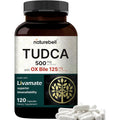 TUDCA 500Mg with OX Bile 125Mg per Serving, 120 Capsules – Bile Salts Support, High Absorption Livamate Formula | Liver Cleanse Detox & Repair Supplement | Natural Bitter Taste – Third Party Tested