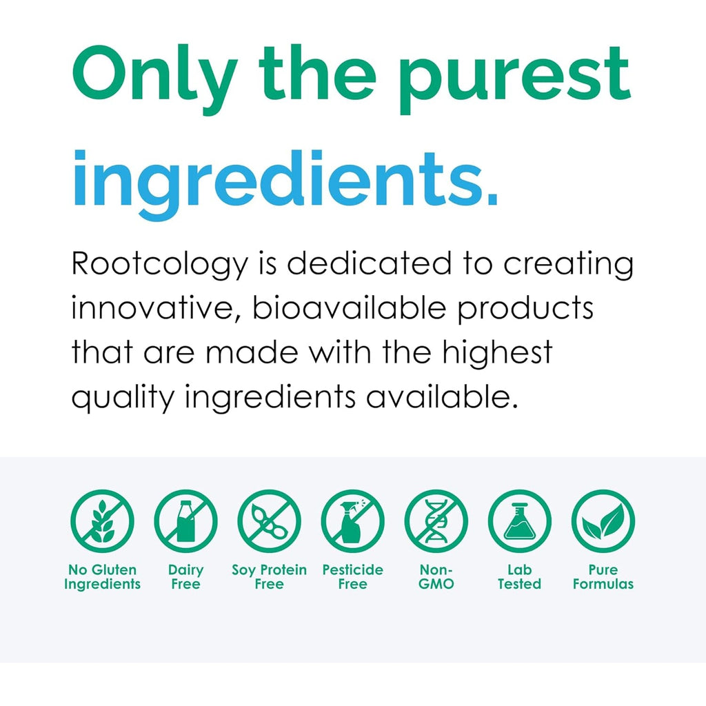 Rootcology by Dr. Izabella Wentz | Adrenal Support | Adaptogenic Herbal Formula with Vitamin B6, Licorice & N-Acetyl-L-Tyrosine | 90 Capsules