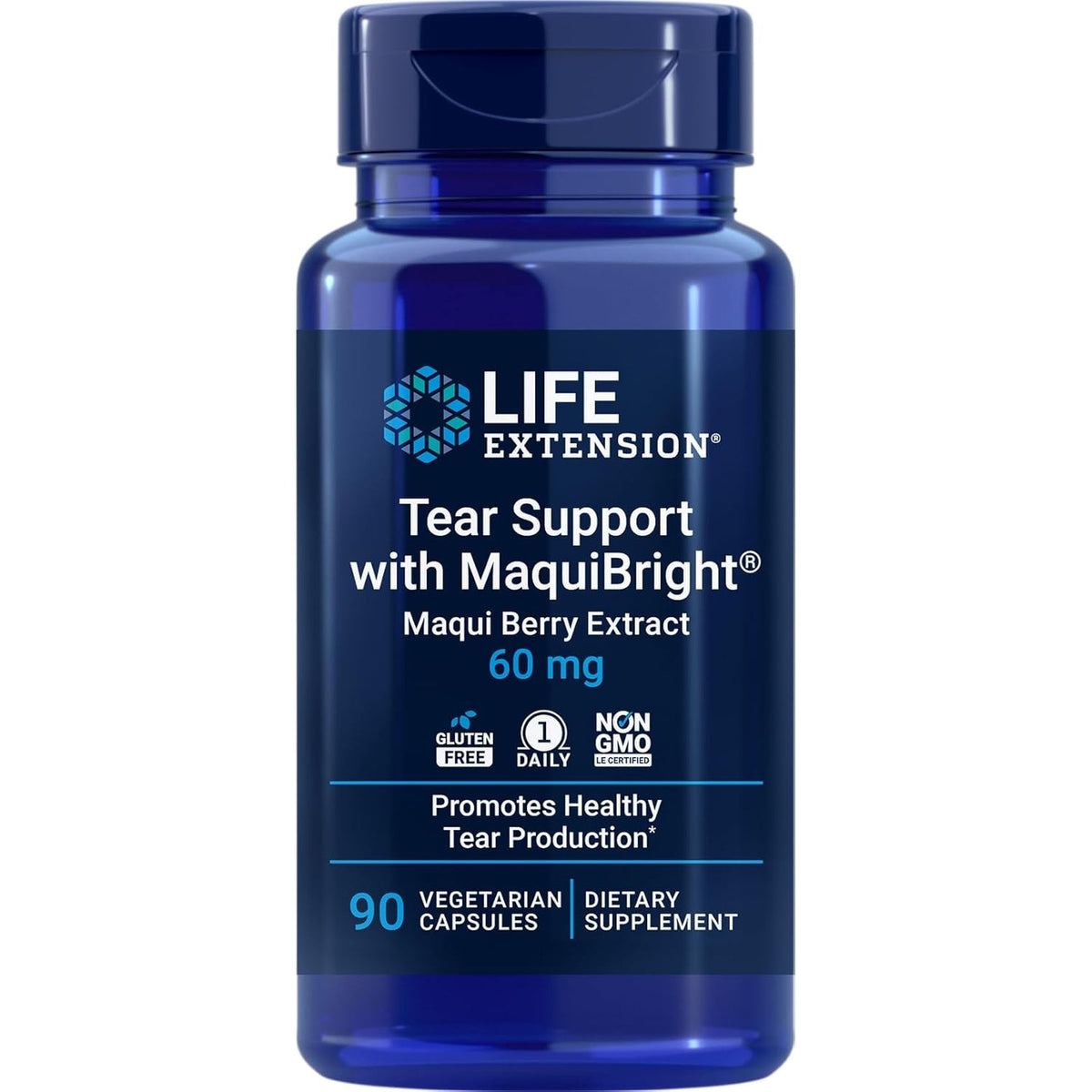 Life Extension Tear Support with Maquibright, 90 Vegetarian Capsules