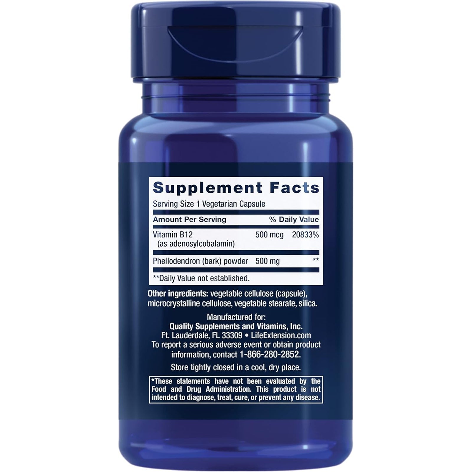 Life Extension Dopamine Advantage, Cognitive Health, Mental Sharpness, Motivation, Vitamin B12, Phellodendron Bark Powder, Gluten Free, Non-Gmo, Vegetarian, 30 Capsules
