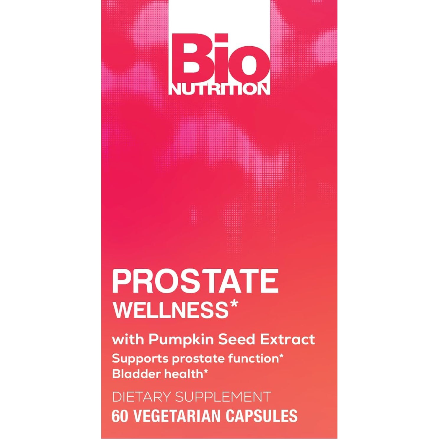 Bio Nutrition Prostate Wellness with Pumpkin Seed Extract 60 Capsules