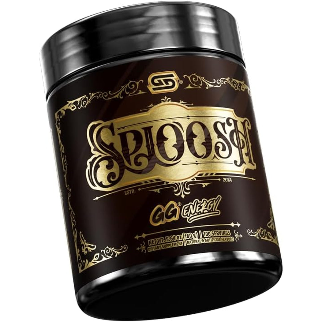 Gamer Supps GG Energy - Sploosh by Cottontailva (100 Servings) - Keto Friendly Gaming Energy and Nootropic Blend, Sugar Free + Caffeine + Vitamins + Immune Support, Powder Drink