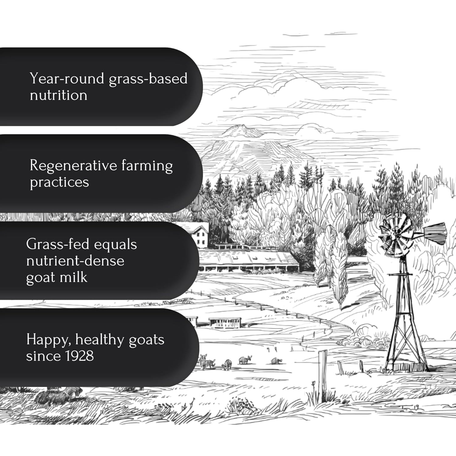 Mt. Capra Goat Colostrum | for Healthy Immune System, Gut, and Athletic Performance | Grass-Fed, High in Immunoglobulins | 17 Servings - 50 Grams
