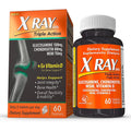 X Ray Dol Triple Action Joint Support Supplement with Glucosamine 1500Mg, Chondroitin 800Mg, MSM 750Mg and 5X Vitamin D for Healthy Joints, Bones & Cartilage - 60 Count per Bottle - 1 Pack