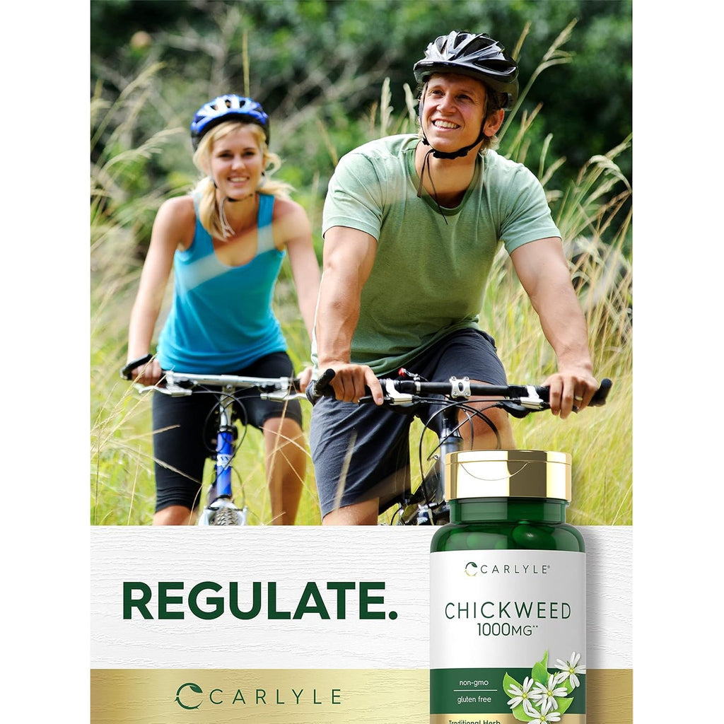 Carlyle Chickweed Supplement | 120 Capsules | Non-Gmo & Gluten Free