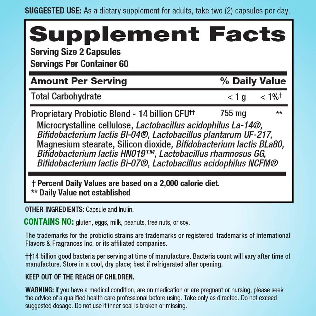 Nutrition Now Pb8 Acidophilus, Original, 120 Count