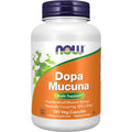 NOW Foods Supplements, DOPA Mucuna, Standardized Mucuna Extract with Naturally Occurring 15% L-Dopa, 180 Veg Capsules