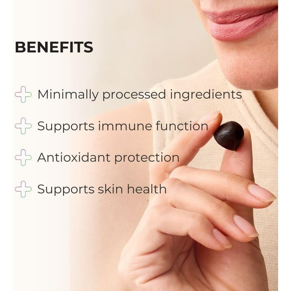 Juice Plus+ Fruit, Vegetable & Berry Blend Soft Chews (Chewables) - 30 Plant-Based Ingredients! Vegan Gummies for Kids & Adults - Gluten-Free, Non-Gmo, No HFCS - Prepacked 3 Pouches (30 Chews Each)